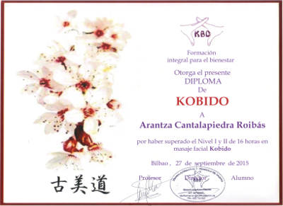 Diploma Kobido